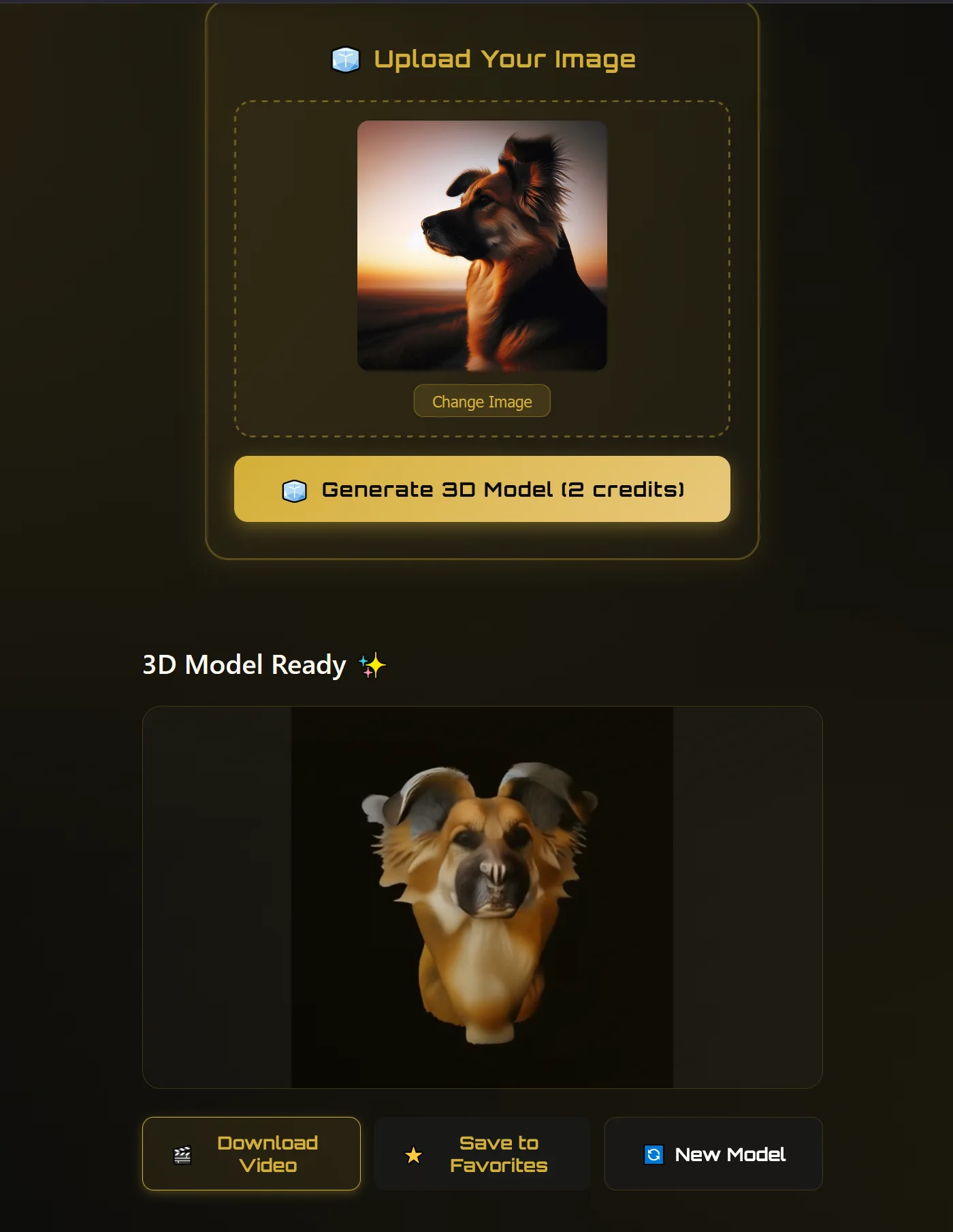 Original image — 3D Generator