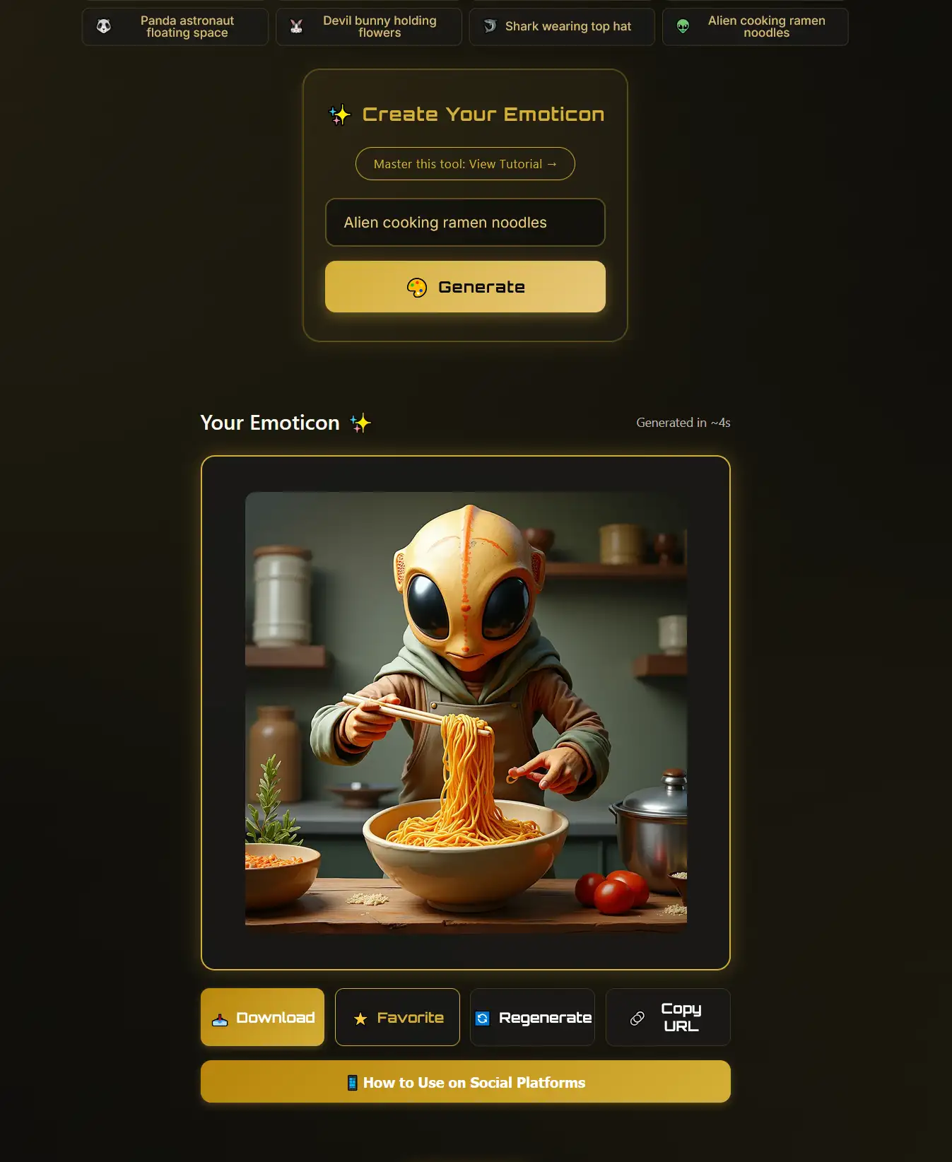 AI generated emoticon 1